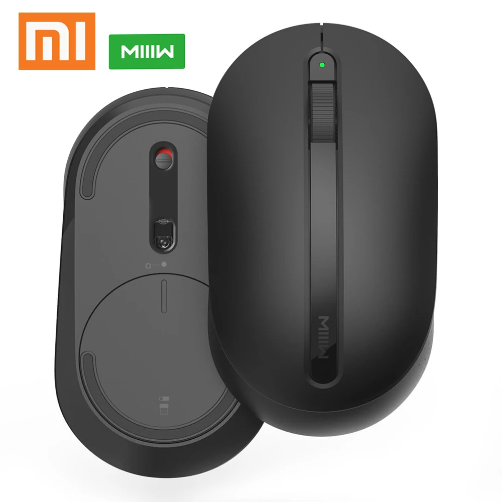 

2.4GHz Wireless 1000DPI Optical Mouse with Power Light - Black for Computer Laptop