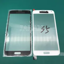 JALAN 5 шт. Высокое качество Переднее стекло для samsung S5 G900 треснувшее стекло запасные части для Galaxy S5 с цифровым преобразователем