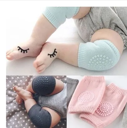 1Pair Baby Knee Pad Kids Safety Crawling Elbow Cushion Toddler Leg Warmers
