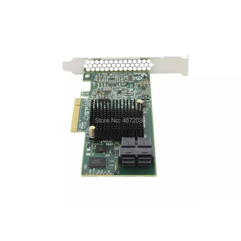 Broadcom Avago LSI SAS 9300-8i LSI00344 8 портов хост-шина адаптер SFF8643 без кэша HBA PCI-E3.0 x8 контроллер карты