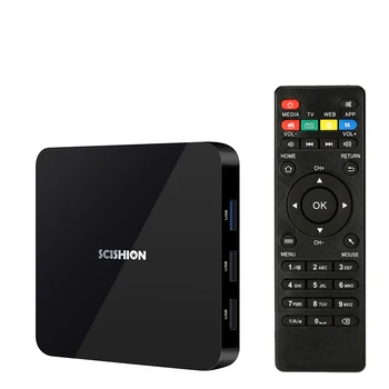 

AI TWO TV BOX Android 9.0 TV Box RK3328 Quad-core 4GB32GB 2.4G Wi-Fi BT4.0 HD Media Player LED Display Screen Video Player