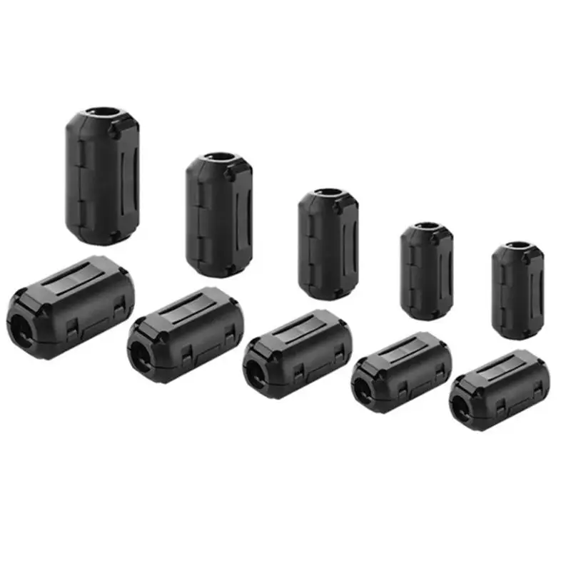 

20PCS/5Set Ferrite Ring Widely Use Easy to Install Portable Clip-on Noise Filters for Data Cables Telephone Line Network Line