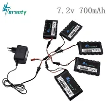 

7.2V 700mAh Battery and Charger Remote Controul toys lighting secuity faclities 7.2v NiCD battery TOYS Cars Gun battery group