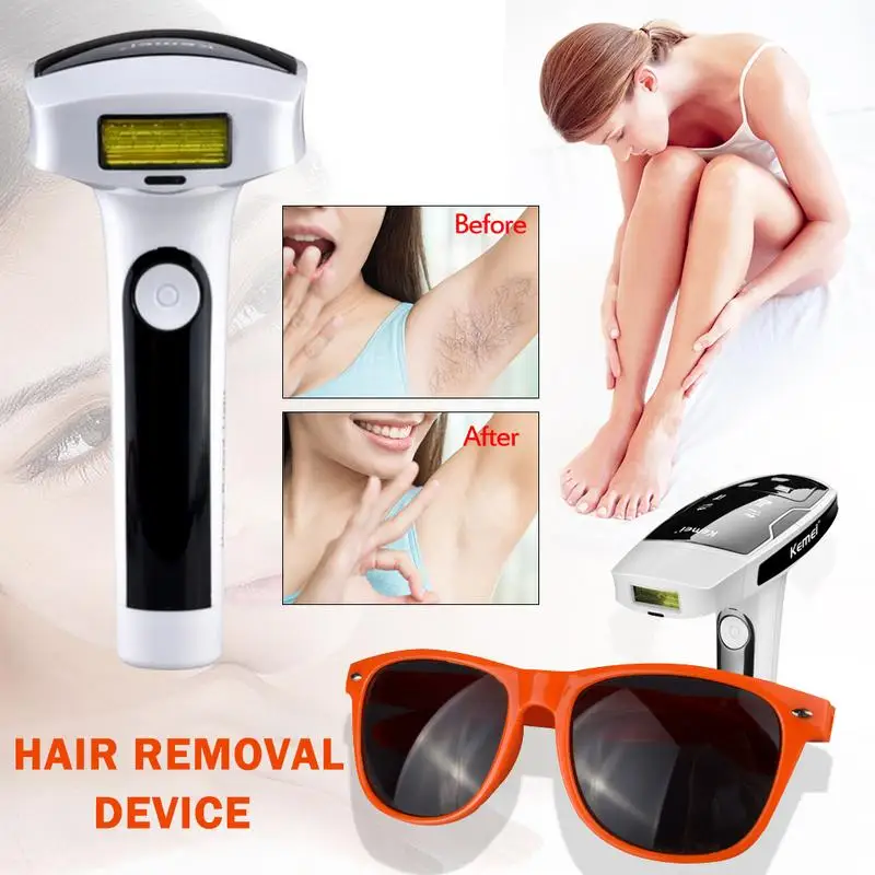 

Professional Permanent Laser Epilator Women Epilator Painless Threading Pulsed Light Machine Hair Removal Shaver