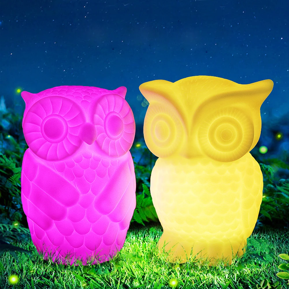 

Male & Female Owl 3D LED Night Light 3 Light Colors Atmosphere Home Decor Table Lamp Led Nightlight for Home Light Child Gift