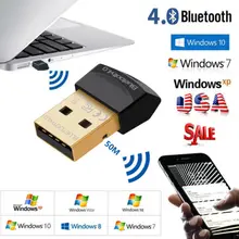 Мини USB Bluetooth CSR 4,0 адаптер ключ Windows 7 8 10 PC ноутбук продавец