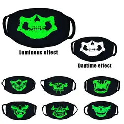 Mascarilla Bucal Unisex de Dibujos Animados Mezcla de Algodón Negro Protección contra el Polvo Y la Nariz Mascarilla Bucal Facial Resplandor en Máscaras Reutilizables Oscuras Mascarilla Bucal Unisex de Dibujos Animados Mezcla de Algodón Negro Protección contra el Polvo Y la Nariz Mascarilla Bucal Facial Resplandor en Máscaras Reutilizables Oscuras