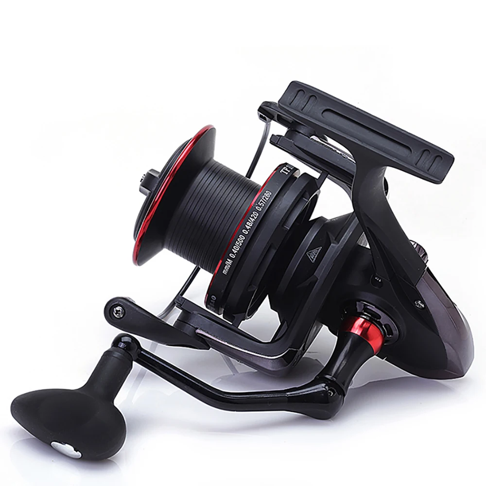 

TP Series New Big Spool 4.1:1 Long Casting Spinning Fishing Reel Exchangeable Reel Handle Side Ocean Fishing Distant Wheel