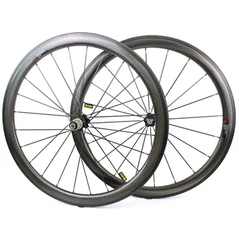

45mm Dimple Carbon Wheels 25mm Width Aero Dimple Finishing Road Bike Wheelset With Novatec Hub for 700c road bicycle