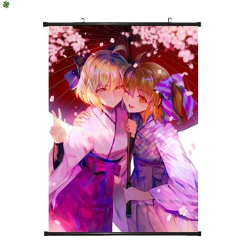 

Japanese Anime Decor Wall Scroll Poster Fate Apocrypha printed cartoon canvas painting Animation Scroll Painting drop shipping