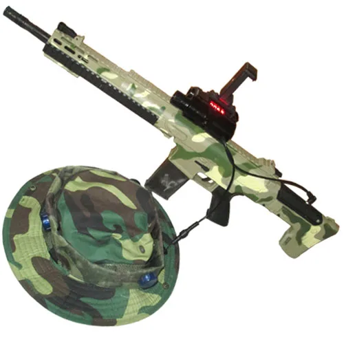 600FT Laser Tag With Hat+AR Gun+Water Crystal Bullet Gun, SCAR Water Soft Toy Gun,in Toy Guns