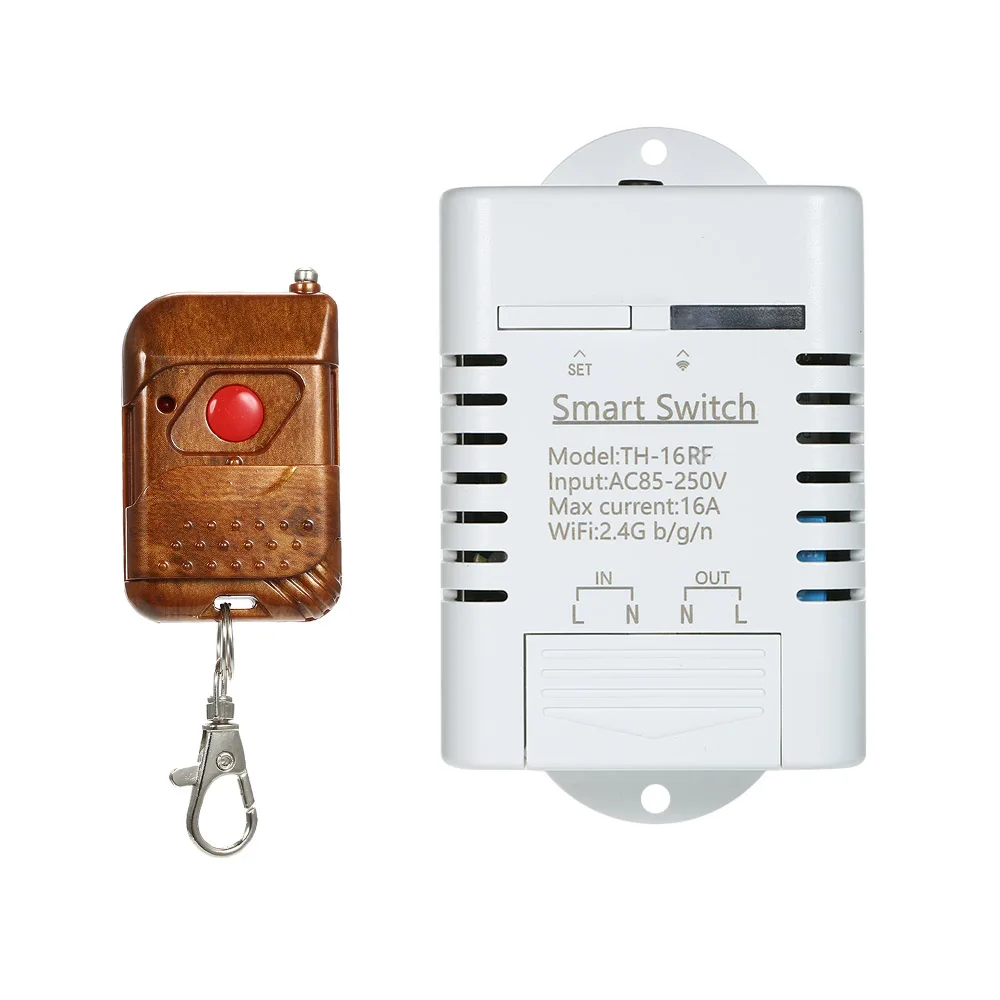 EWeLink TH 16 RF 433 МГц Wifi переключатель 3500 Вт контроль температуры умный домашняя