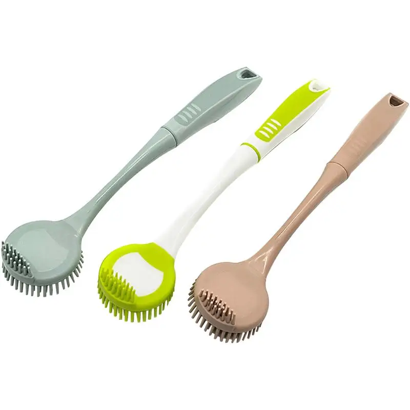 Silicone Bowl Cleaning Brush High Quality Multi Function Long Handle