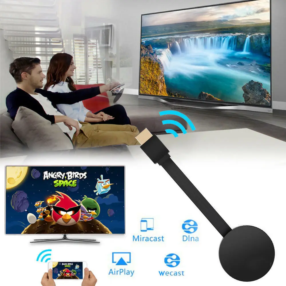 Wecast беспроводной WiFi miracast HDMI 1080 P стример Media Android Поддержка Netflix|SmartTV-стики и тюнеры|