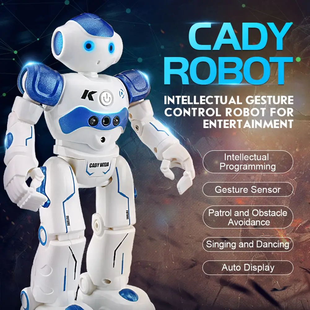 

JJRC R2 USB Charging Dancing Gesture Control RC Robot Toy for Children Kids Birthday Gift Present