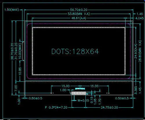 DYKB 12864 символ ЖК-дисплей модуль 128x64 точек графическая матрица подсветка экран для esr mter транзисторный тестер