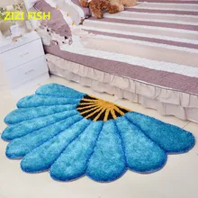 80X150 см утолщенные секторные ковры для спальни, современные 3D коврики с изображением цветов и ковров, диван-пол, детский игровой коврик, половик с цветочным рисунком