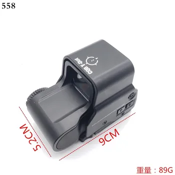 

Plastic 558 Red Dot for Gel ball Blaster Toy Gun Decoration Just For Exterior Decor