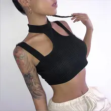 Новинка, стильная модная женская сексуальная стрейч-тренировка, топ из хлопка, повседневная однотонная водолазка