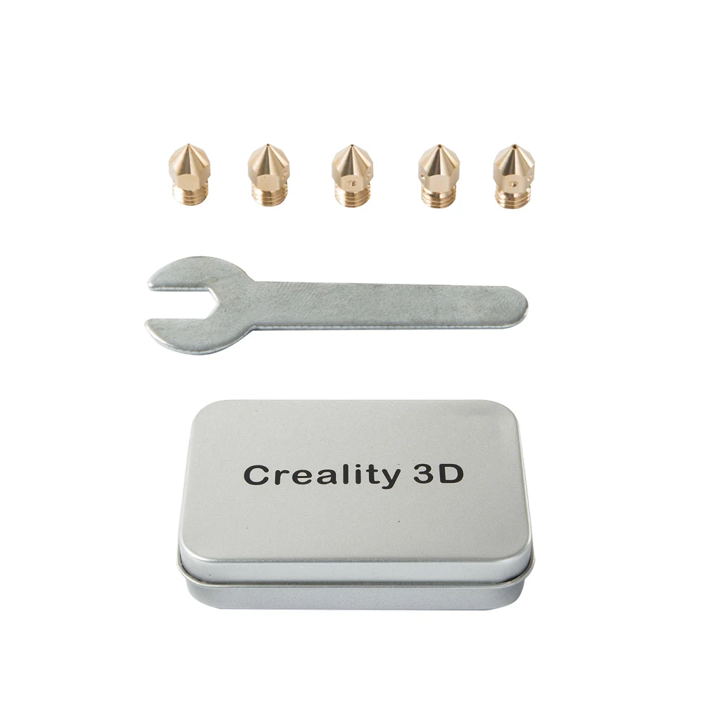 Универсальный комплект сопел для 3D принтера Creality латунный экструдер Печатная