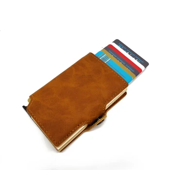 

Anti-theft Brush Card Pack Ultra-thin Female Multi-Card Card Pack Small Man Anti-Degaussing Bank Card Cover