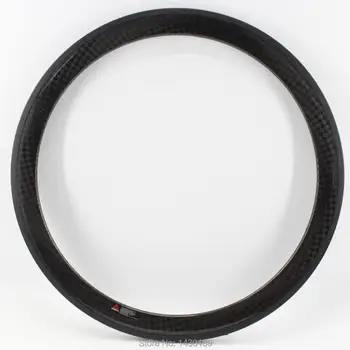 

1Pcs Newest 700C 50mm tubular rim light Road bicycle 12K full carbon fibre bike wheels rims Free shipping
