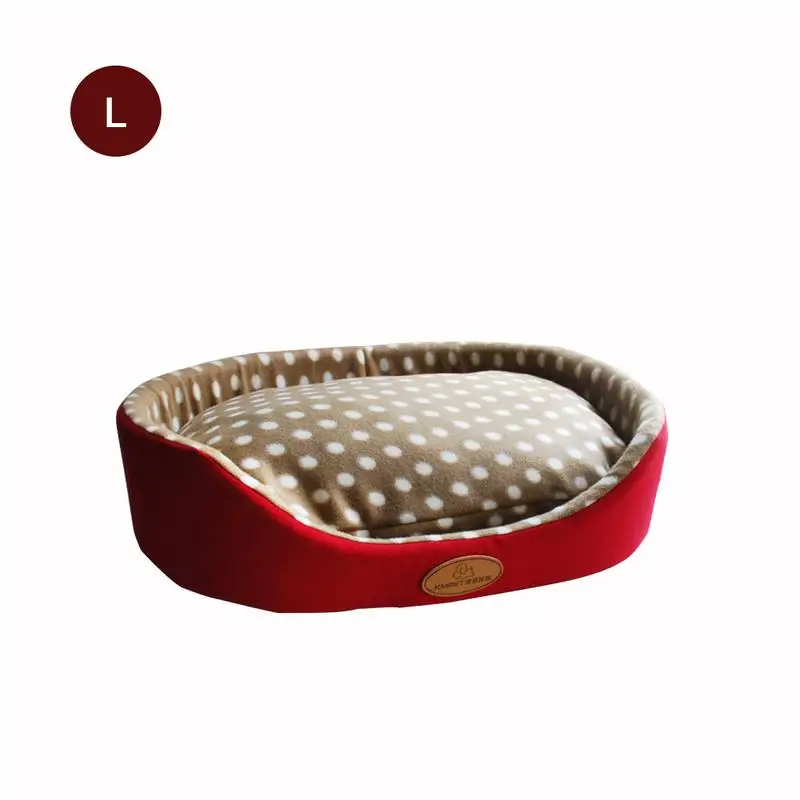 

Washable Cartoon Sofa Paw Pet Dog Cave Bed Warming Dog House Nest Dog Baskets with Mat Warm Kennel For Cat Puppy Pet Supplies