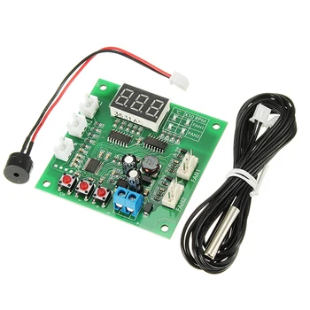 

DC 12V 24V 48V 2 Way Cooling PWM 4 Wire Fan Temperature Controller With Temperature Speed Display And Alarm Function