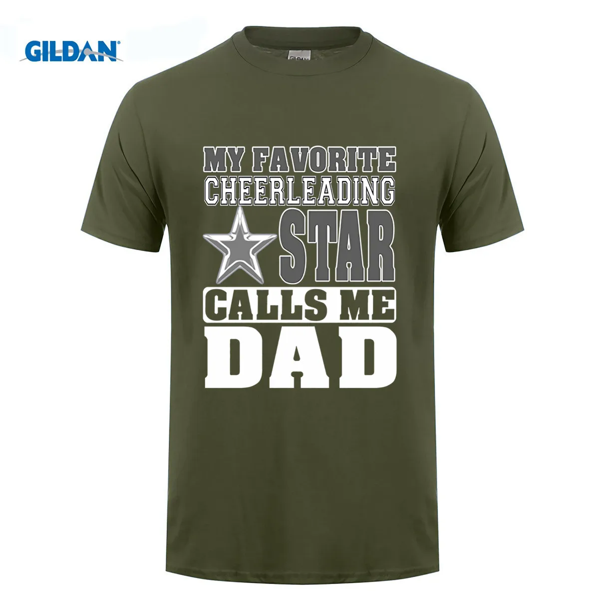 

GILDAN Premium CHEERLEADING STAR CALLS ME DAD T-Shirt