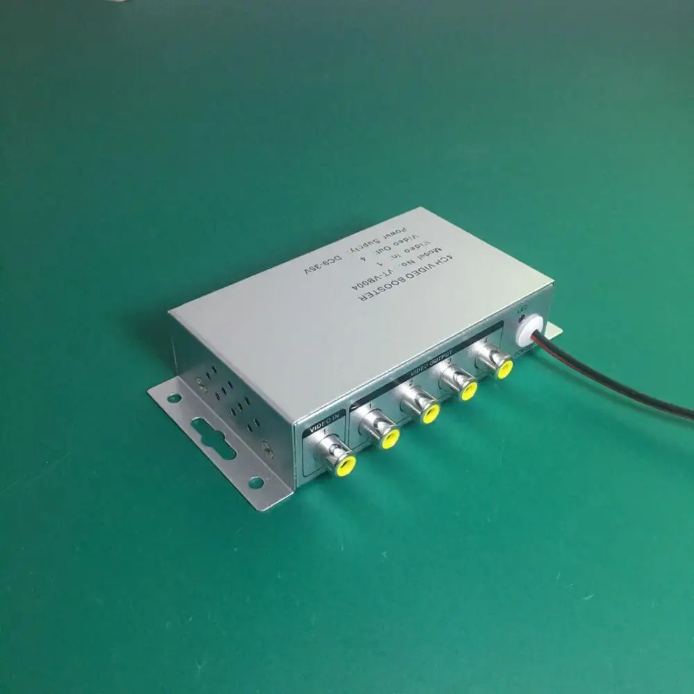 YiiSPO 9V ~ 36V 1To 4 выход RCA автомобильный DVD видео усилитель внешний бокс регулируемый