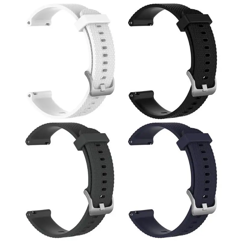 

Soft Silicone Solid Color Adjustable 20mm Wristband Watch Band Bracelet Wrist Strap Belt Replacement for Ticwatch C2