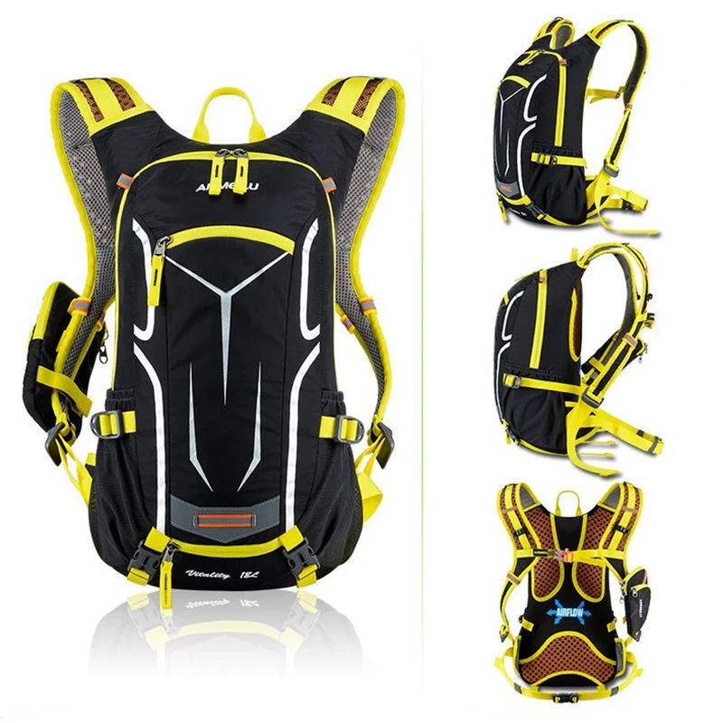 

ANMEILU 18L Cycling Bags Backpack Outdoor Rucksack Bicycle Bag Outdoor Sports Riding Pouch Bicycle Knapsack Hydration Water Ba