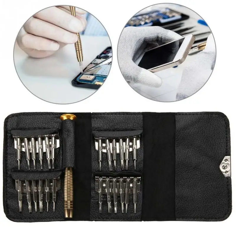Pro High Quality Screwdriver Tool Set Opening Repair Kit for iPhone Cellphone Watch Laptop screwdriver set 25 in 1 Jewelry | Украшения и