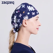 Хирургическая шапочка унисекс с принтом животных медицинская форма Единорог