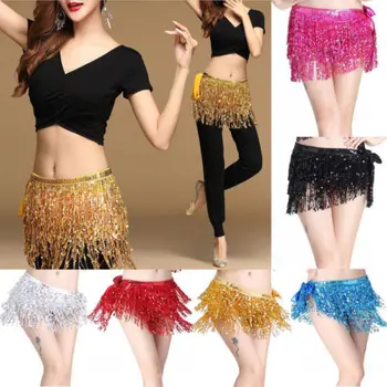 

Sexy Women Bling Tassel Mini Skirt Tassel Sequin Shiny Club Party Dance Fringe Skirt