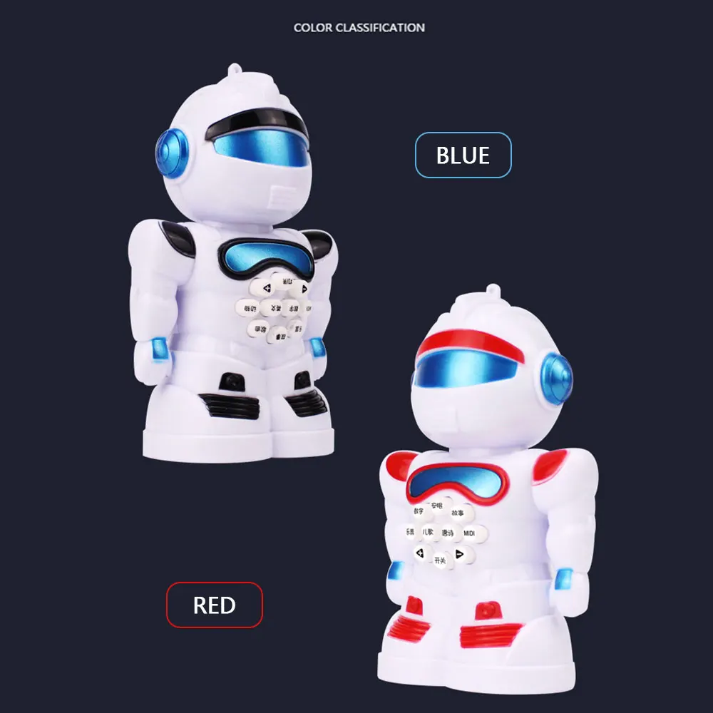  Plastic Blue Story Machine Intelligent Learning Machine Hobby Cultivate Interest Intelligent Sing S - 1882282