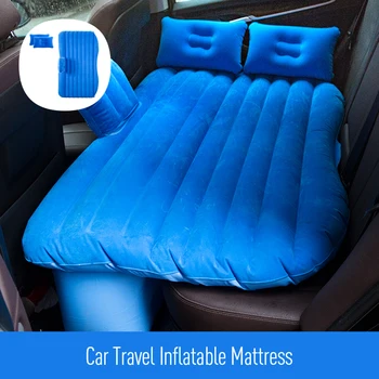 

135*85*45cm Car Back Seat Cover Travel Mattress Air Inflatable Bed Car Bed with Two Air Pillows Universal for Ford SUV