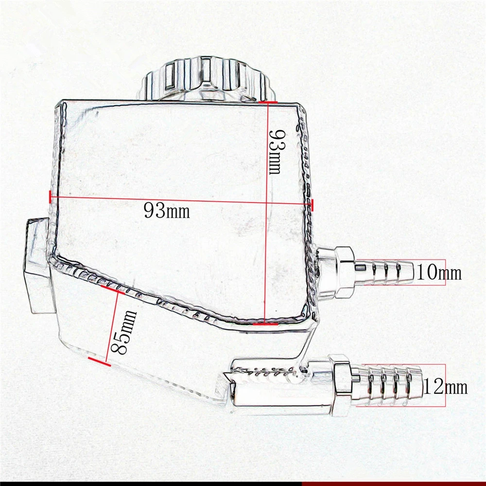 Алюминиевый резервуар для V6 V8 VT VX VU VY VZ VE LS1 LS2 LS3 LS6 LS7 L98 L76 усилитель руля Танк для Holden Commodore