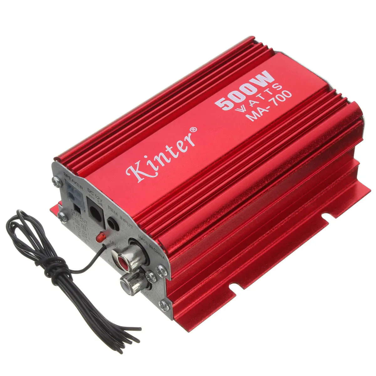 500W 12V MA-700 автомобиля мотоцикла мопеда 2CH 2 канальный аудио усилитель USB MP3 FM Красный Авто Аудио Мощность усилитель плеер