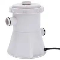 EU plug 220V Electric Swimming Pool Filter Pump,Swimming Pool Pump and Filter Kit,Pool Pump,Paddling Pool Pump Water (Grey)