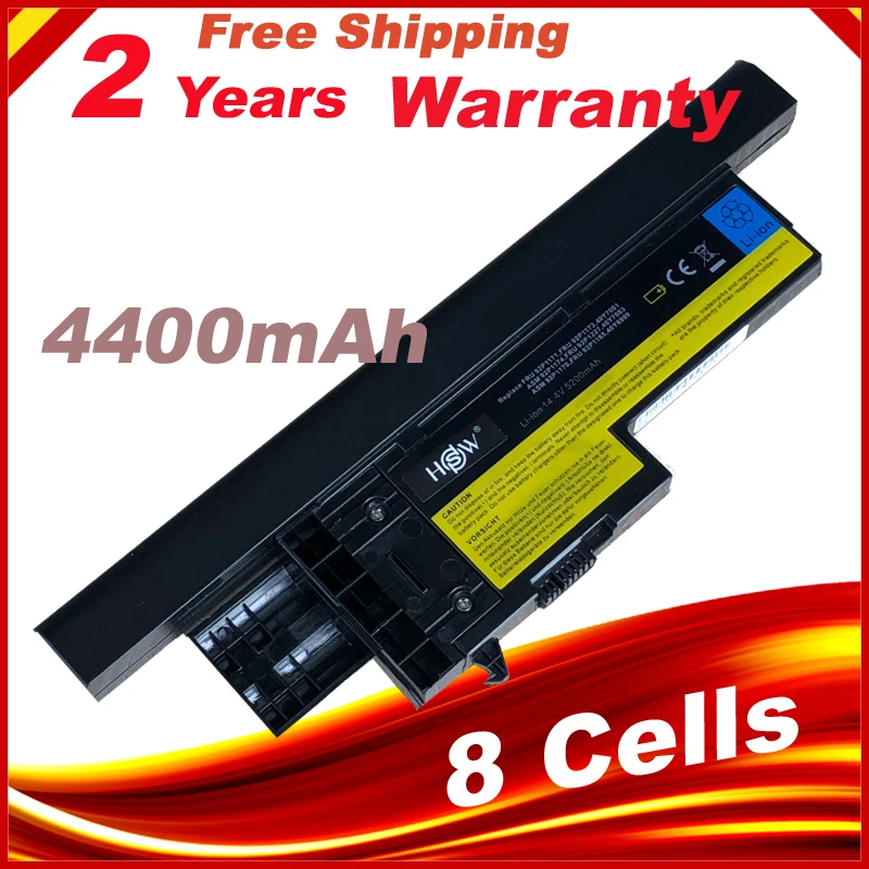 

Аккумулятор для ноутбука IBM ThinkPad X60s X61s Series 40Y7001 40Y7003 ASM 92P1170 92P1172, 8 ячеек, 5200 мАч