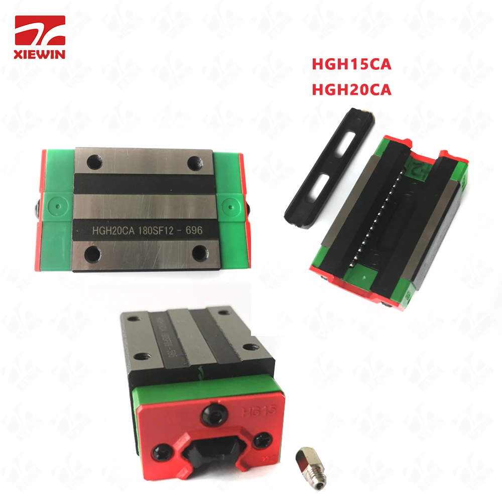 

Free Shipping HGH15CA HGH20CA slider block Carriages match use HGR15 HGR20 linear guide for linear rail CNC diy parts