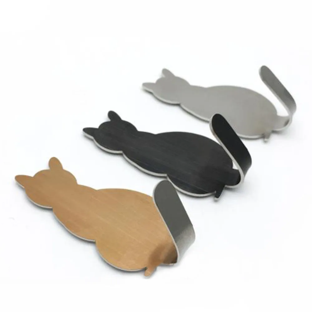 2 шт. вешалка для ключей в форме кошачьего хвоста кухонный металлический