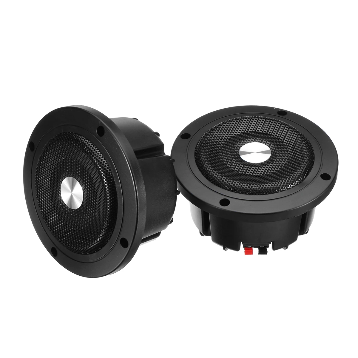 5.2inch 60W Round Ceiling In-Wall Home Audio Speakers System Flush Mount Speaker With Amplifier Ceiling Speaker