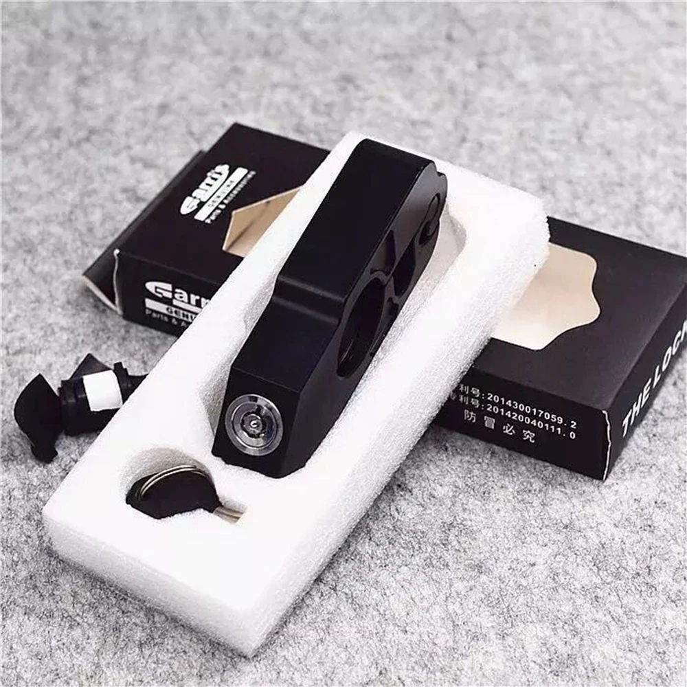 

Motorcycle Anti-theft Aluminum Handle Grip Brake Lever Lock For KAWASAKI z1000sx tourer er-6n For SUZUKI gn 250 inazuma 250 etc.
