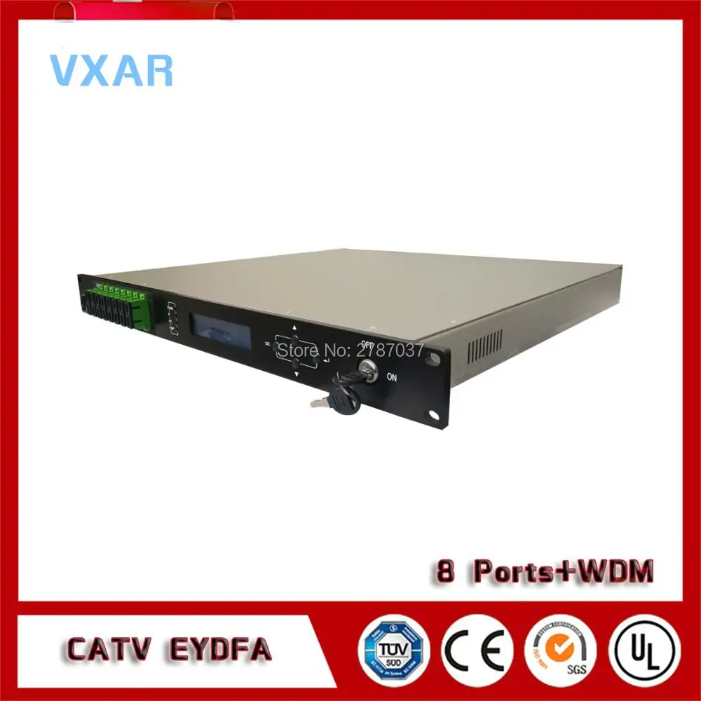 CATV 1550nm edfa 1310/1490/1550 wdm 8 Выход