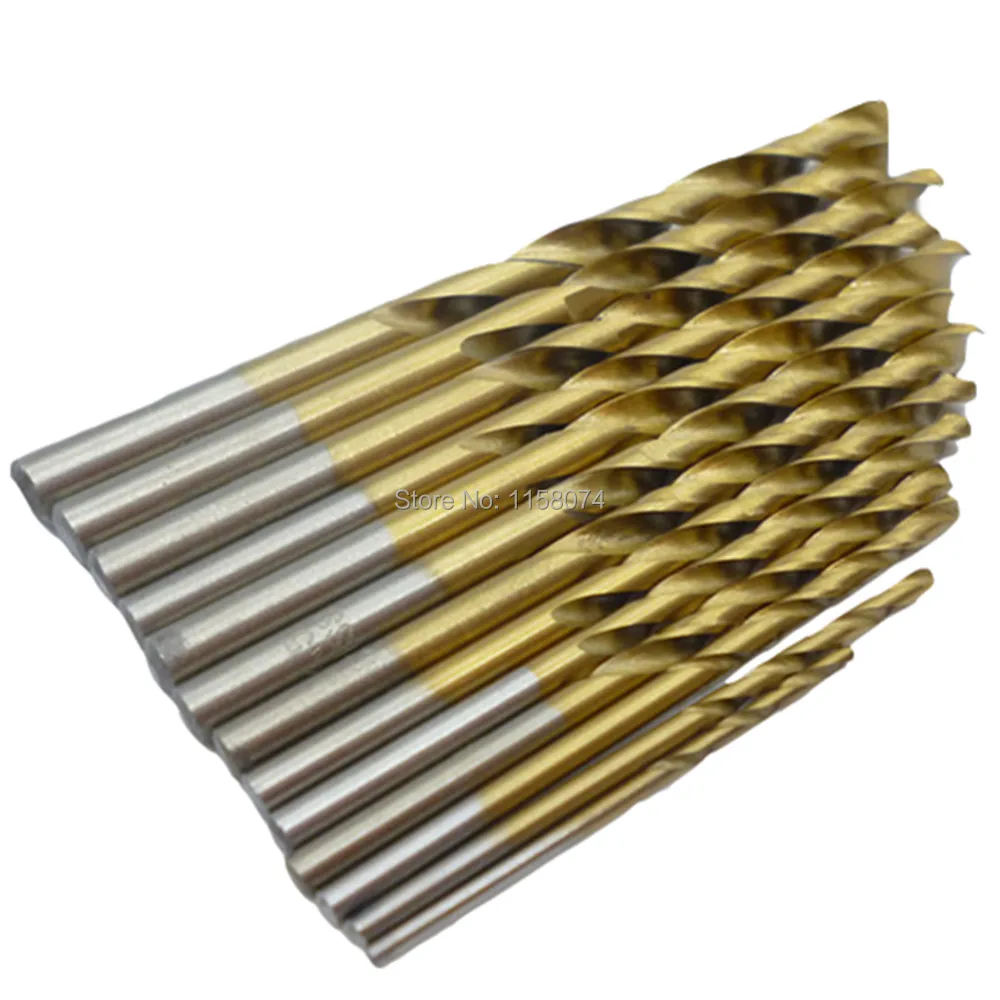 

13pcs Titanium Coated Hss Drill Twist Drill Bit 1.5mm-6.5mm Metric Micro Drill Bits Plastic Wood Metal Hole Cutter Drilling