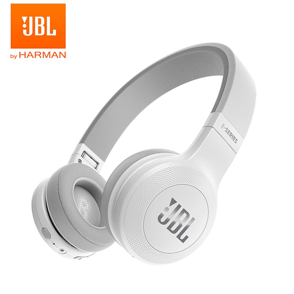 JBL E45BT беспроводные и проводные Bluetooth наушники складные на ухо Гарнитура чистый бас Музыка наушники AUX IN с микрофоном 3,5 мм