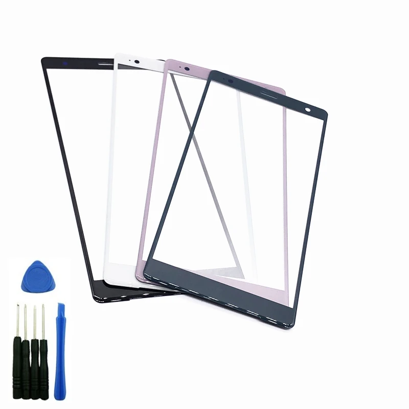 

2Pcs/ Touch Screen Outer LCD Front Screen Glass Lens Cover For Sony Xperia XZ2 H8296 H8216 H8266 H8276