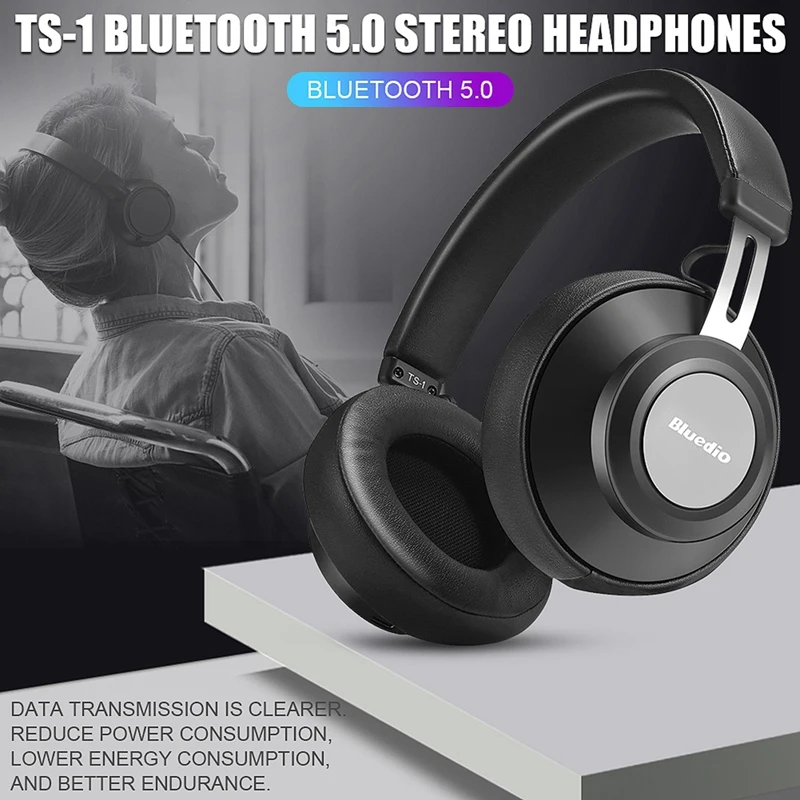 Bluedio Ts-1 Bluetooth 5,0 музыкальные наушники стерео игровая гарнитура стерео наушники